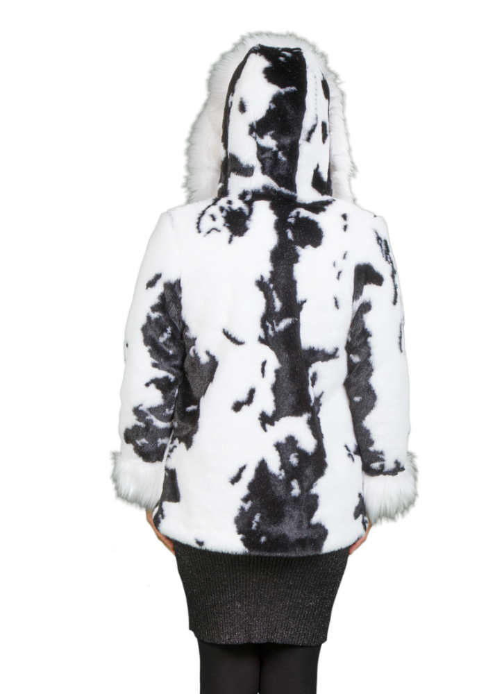Faux Butterfly Rabbit Coat