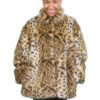 Leopard Faux Fur Coat