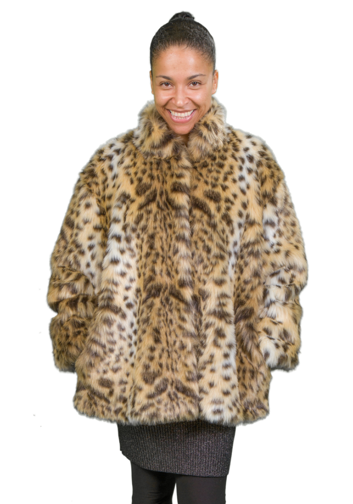 Leopard Faux Fur Coat