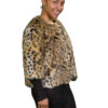 Leopard Cropped Jacket