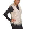 Mongolian Vest-QTR RGT Alpaca Faux Fur Vest