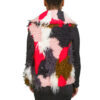 Multicolor Mongolian Faux Fur Vest