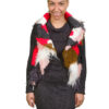 Multicolor Mongolian Faux Fur Vest