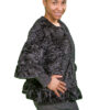 Persian Lamb Faux Fur  Cropped Jacket