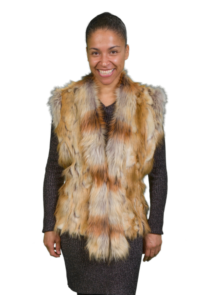 Gold Fox Faux Fur Vest