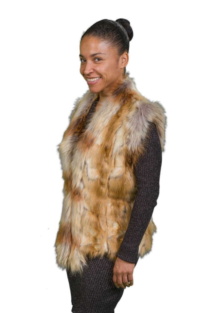 Gold Fox Faux Fur Vest