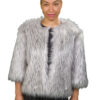 Norway Faux Fur Cropped Jacket