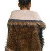 Coyote and Suede Faux Fur Vest