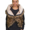 Coyote and Suede Faux Fur Vest