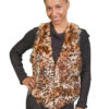 Vest Leopard-Suede Faux-FRONT Leopard Faux Fur Vest
