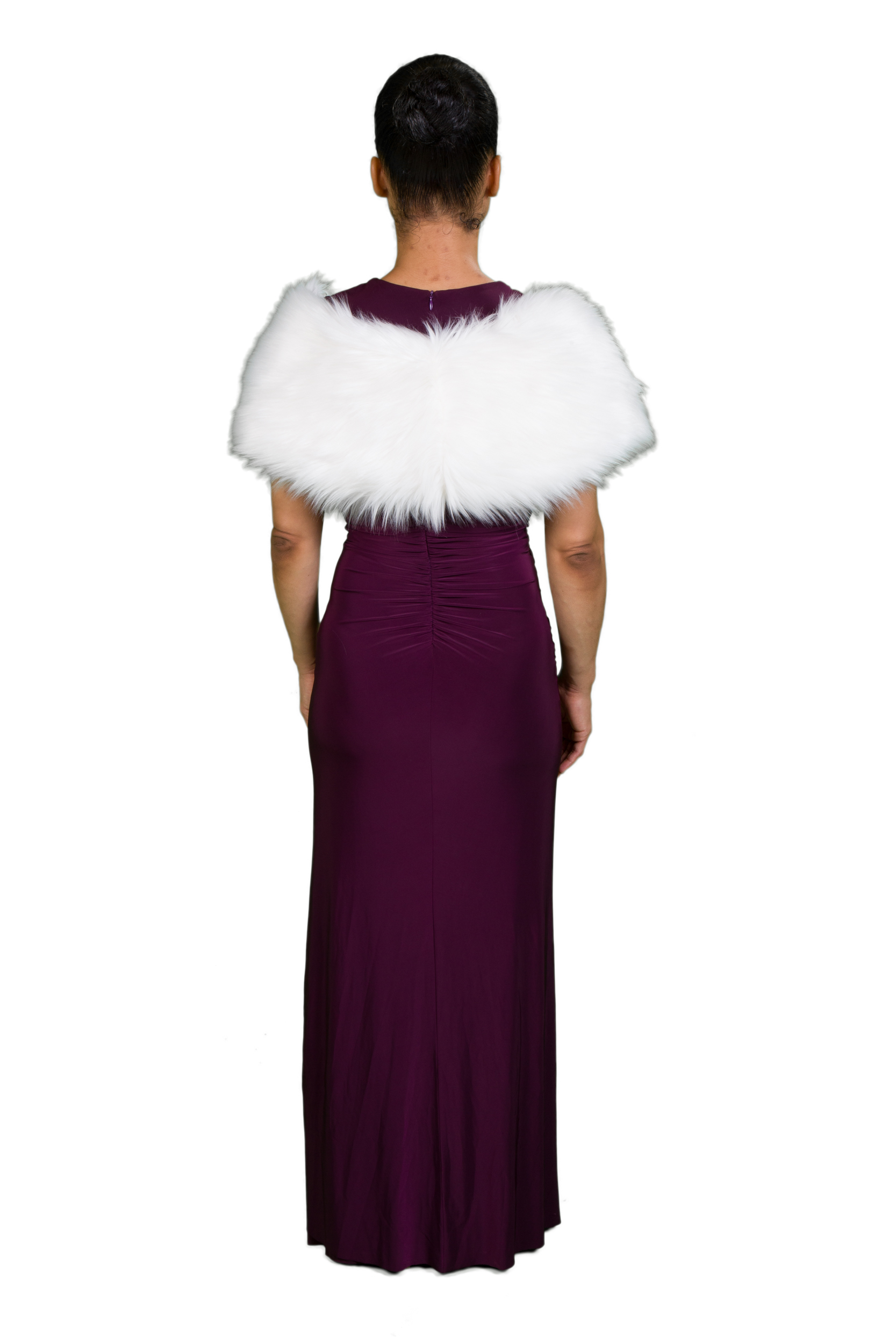 Faux Fur Polar Fox Removable Collar