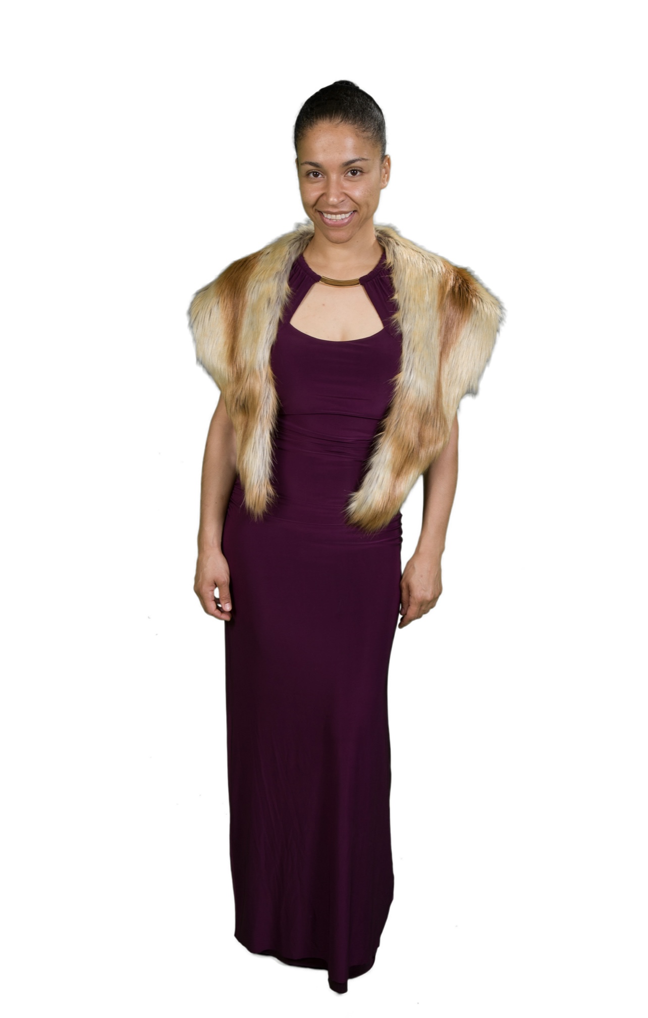 Golden Fox Tail Removable Collar