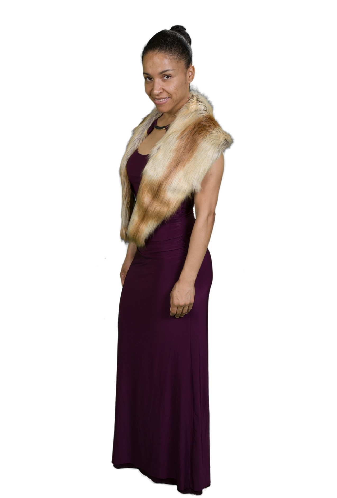 Golden Fox Tail Removable Collar