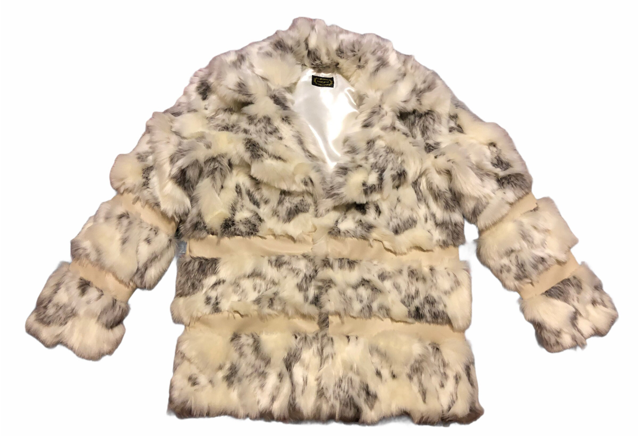 Fancy Rabbit Faux Fur Coat