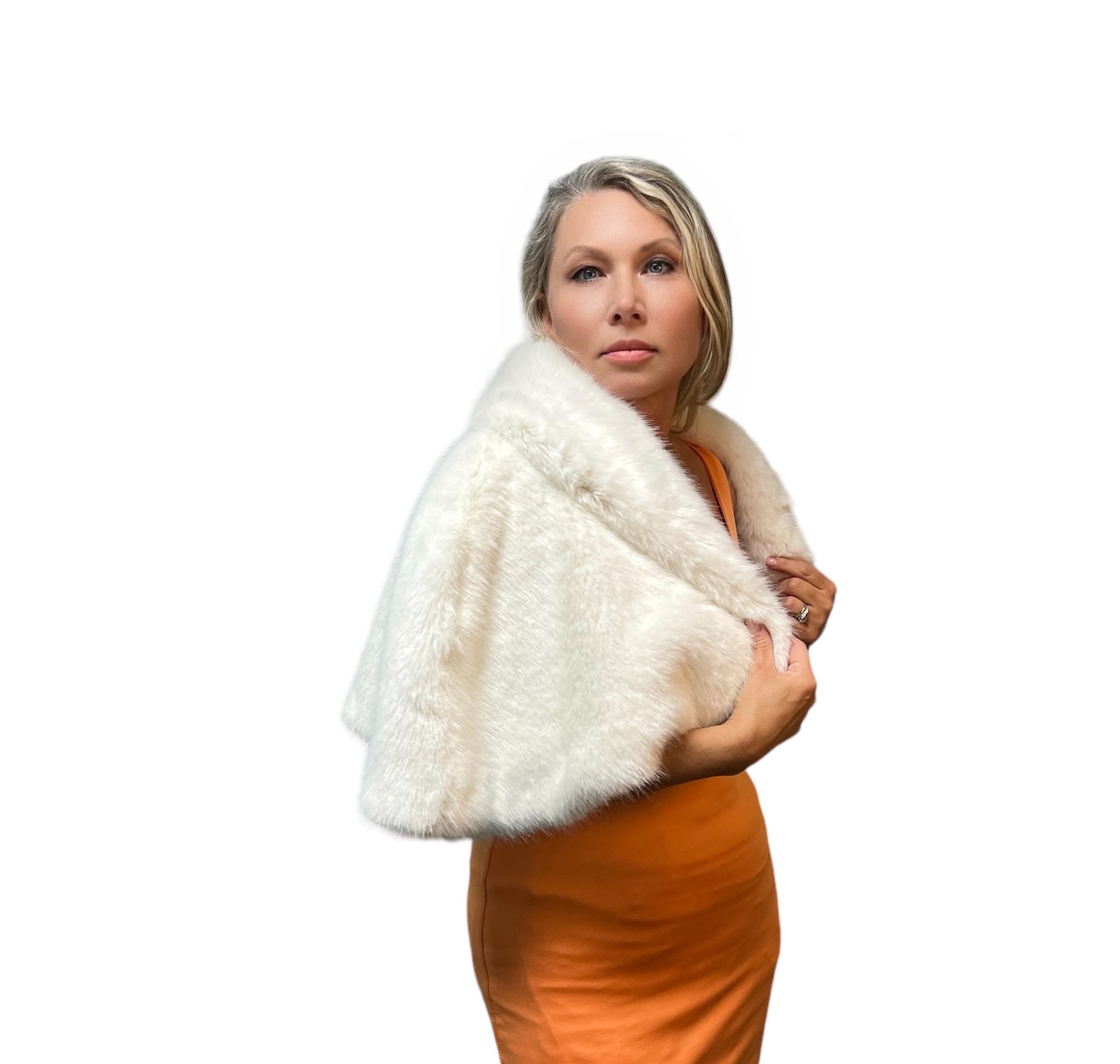 IMG_3305 2 Mink Faux Fur Cape