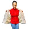 IMG_3326 25 Soft Ribbed Faux Fur Rabbit Coat