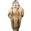 Golden Tail Faux Fur Fox Coat