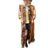 Faux Fur Mongolian Multicolor Vest