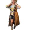 Faux Fur Mongolian Multicolor Vest