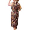 Faux Fur Mongolian Multicolor Vest