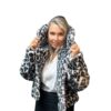 Leopard Faux Fur Cropped Jacket
