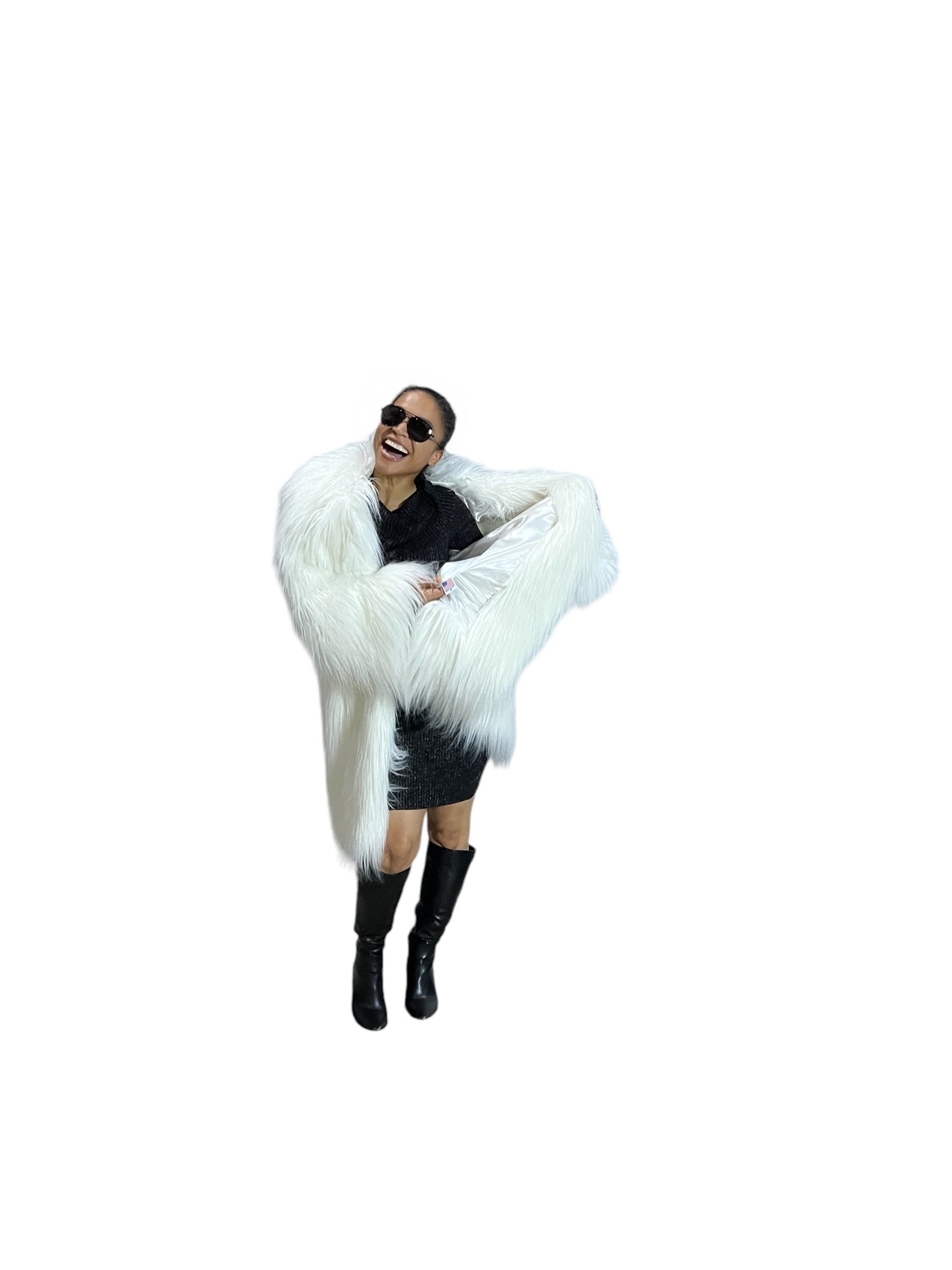 IMG_3609 Miss Winter Long Pile Faux Fur Coat