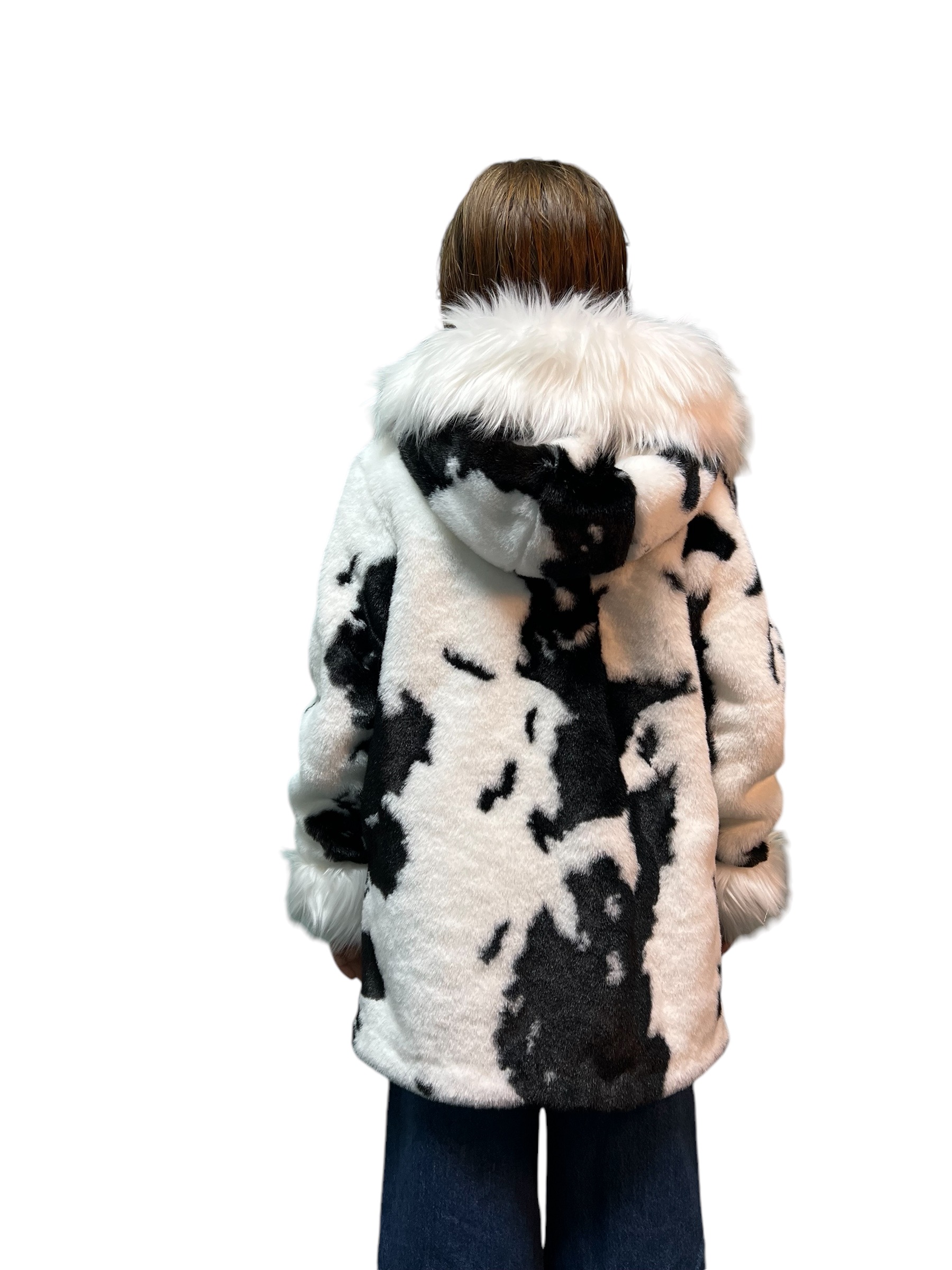 Faux Butterfly Rabbit Coat