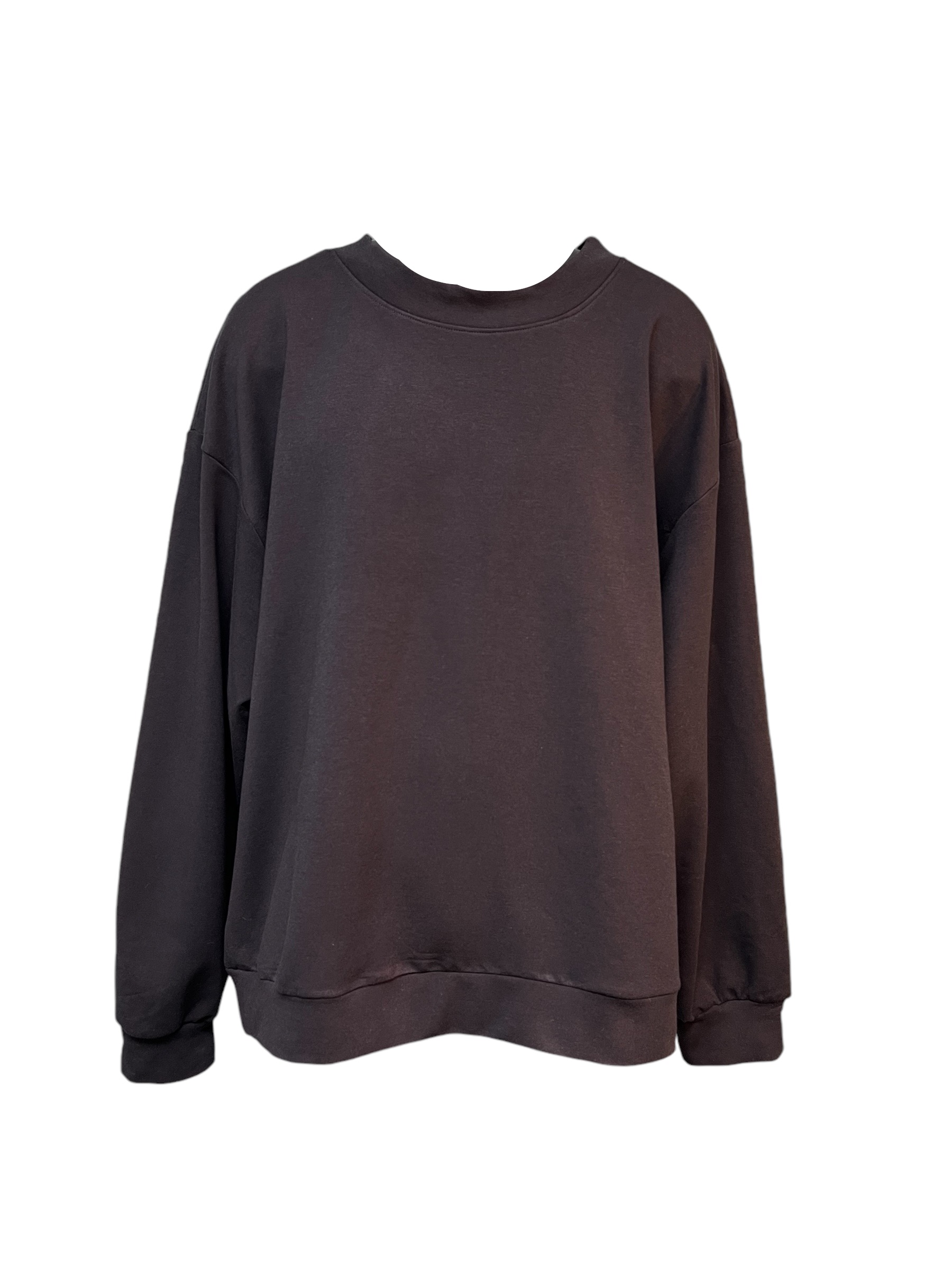 Bamboo Fleece Black Sweat Shirt