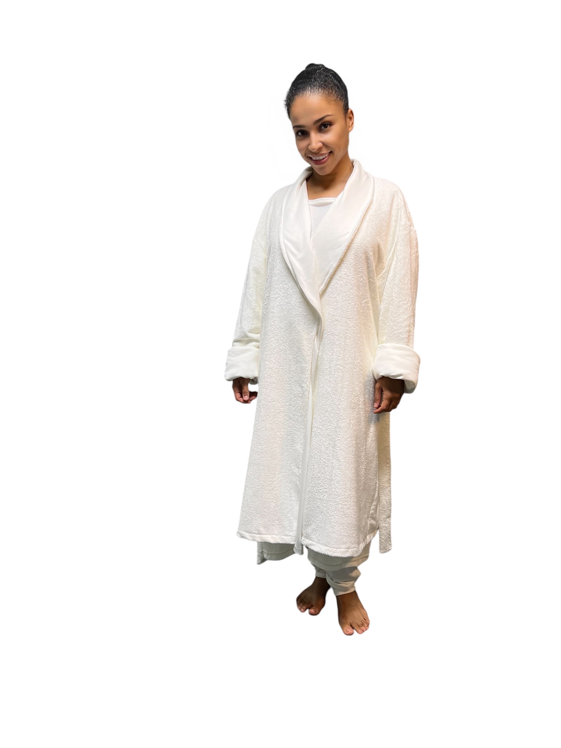 Organic Bamboo Reversible Towel Robe