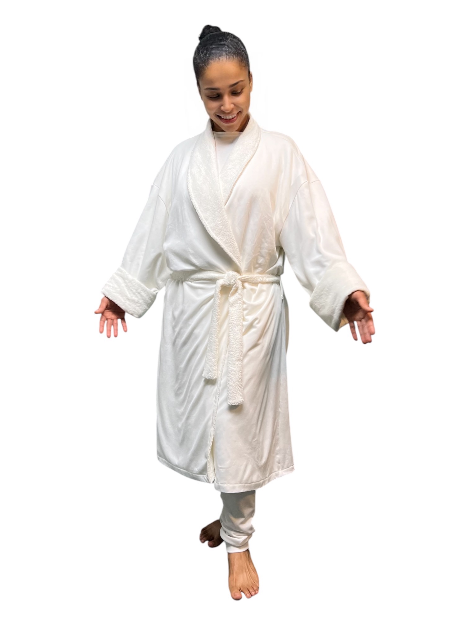 Organic Bamboo Reversible Towel Robe