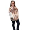Multicolor Shearling Faux Fur Jacket