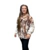 Multicolor Shearling Faux Fur Jacket