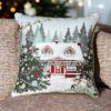 IMG_4651 French Tapestry Christmas Pillow Case