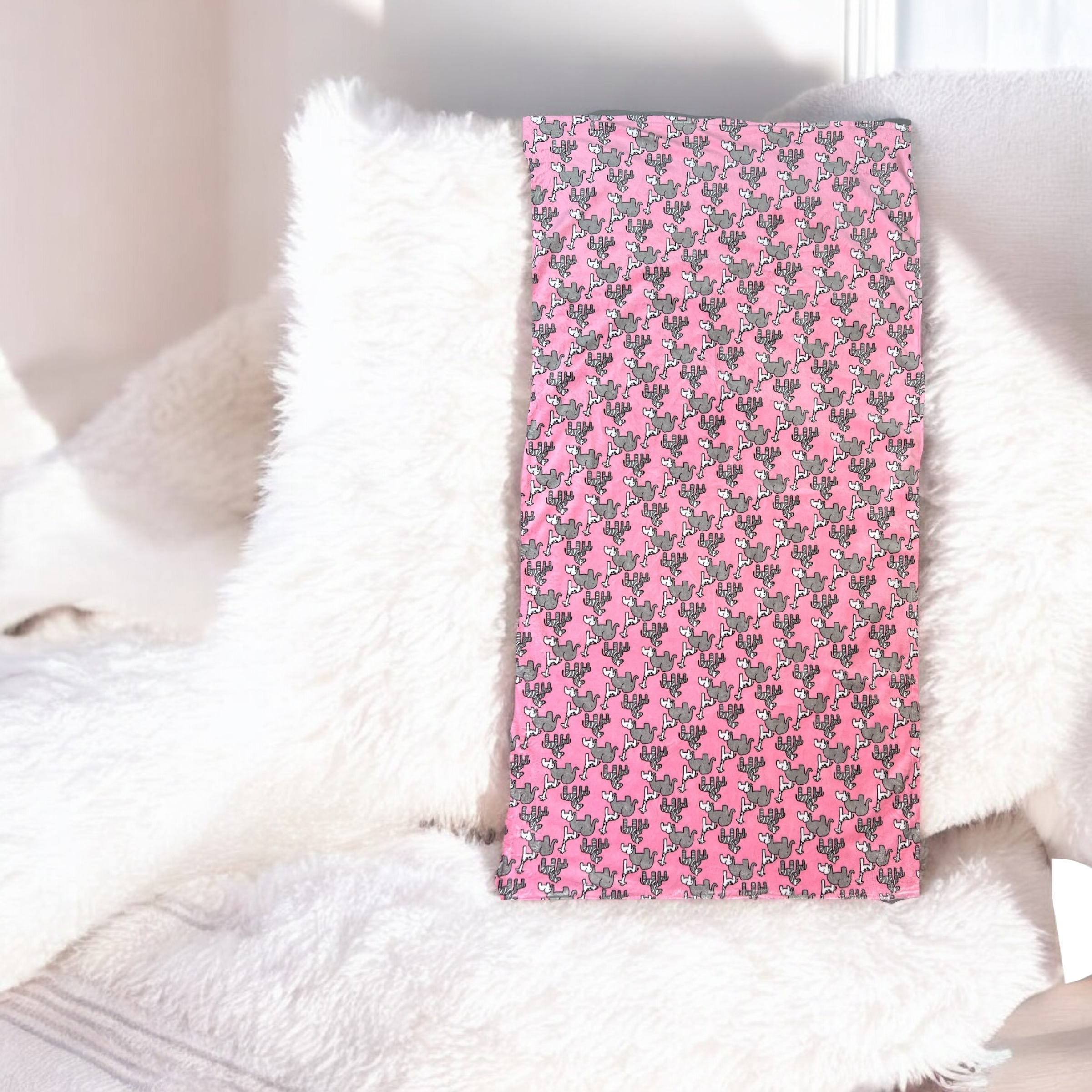 Safari Pink Kid Blanket