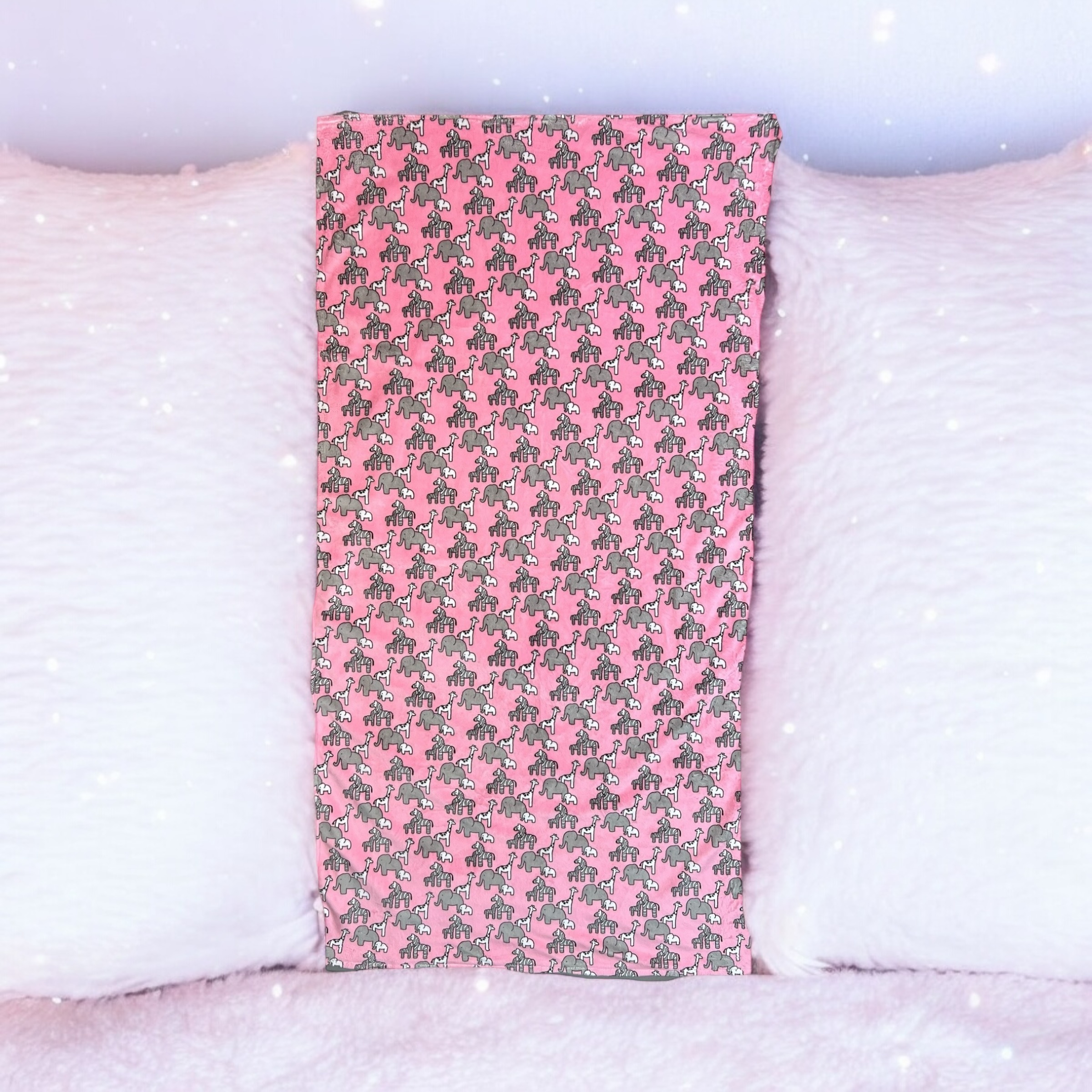 Safari Pink Kid Blanket
