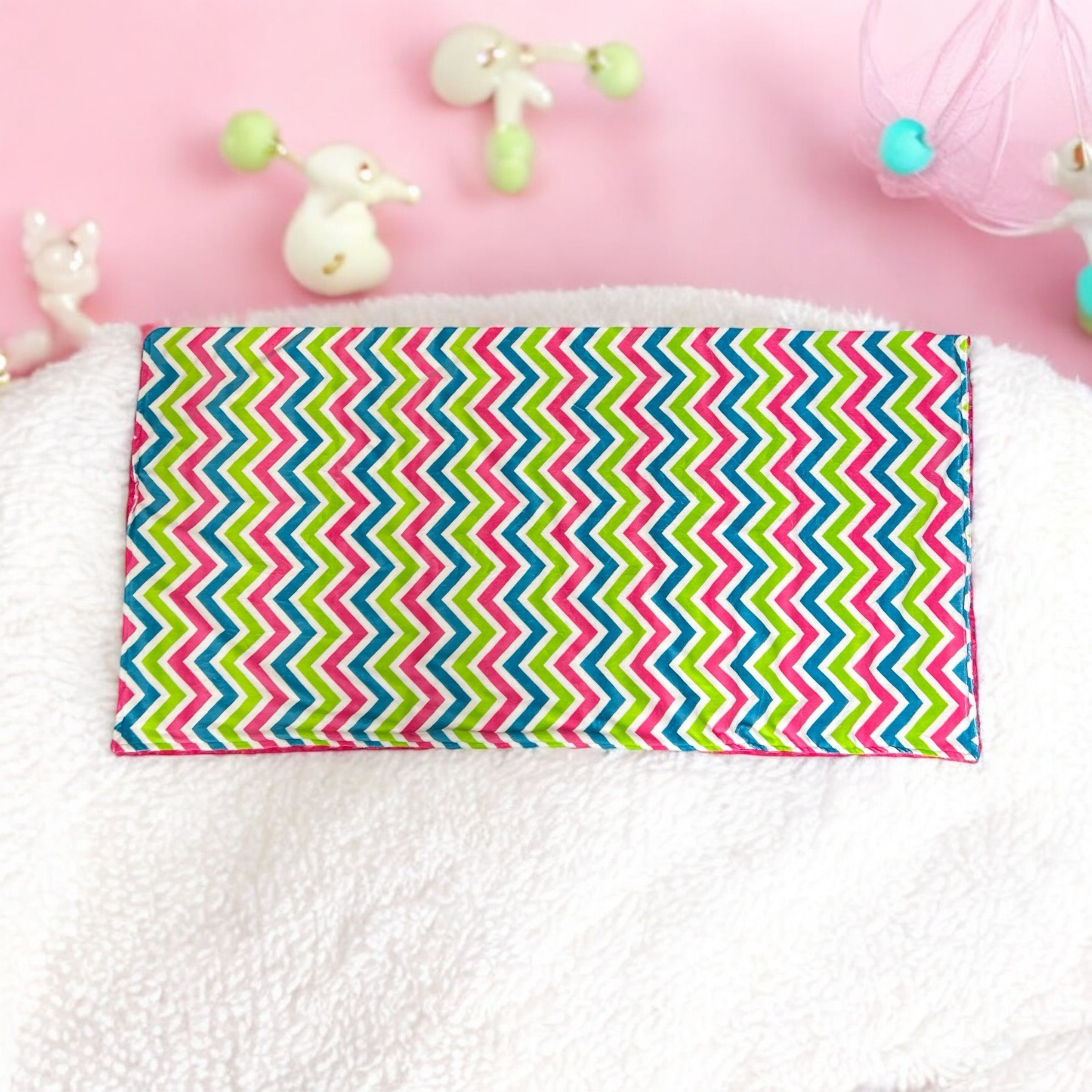 Multicolor Chevron Print Kid Blanket