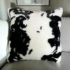 Butterfly Rabbit Faux Fur Pillow Case