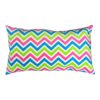 Multicolor Chevron Print Long  Pillow case.