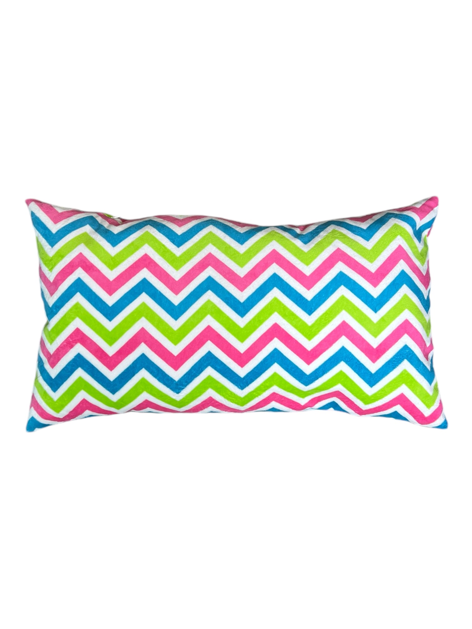 Multicolor Chevron Print Long  Pillow case.