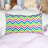 Multicolor Chevron Print Long  Pillow case.