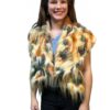 Reversible Multicolor Faux Fur Vest