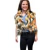 Reversible Multicolor Faux Fur Vest