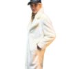 White Faux Fur Sable Coat