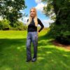 IMG_5240 Denim Stretch Velvet Pants
