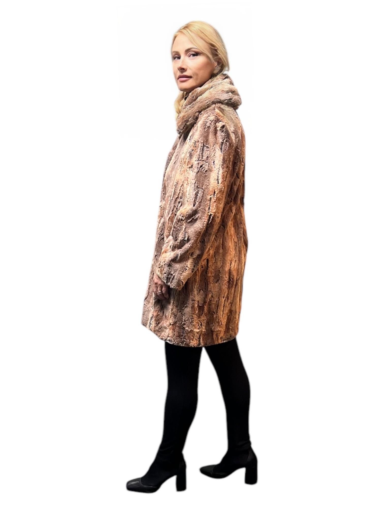 Luxe Cuddle Wild Rabbit Amber Coat