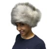 Hawk Faux Fur Tablet Hat