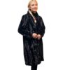 Black Faux Fur Coat