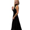 IMG_6591 Black Maxi Pleated Dress