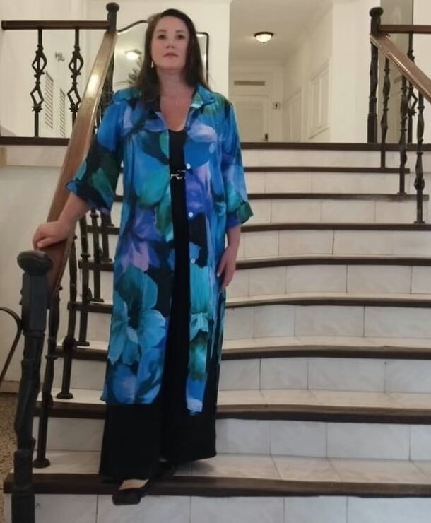 Italian Silk Charmeuse Long Shirt