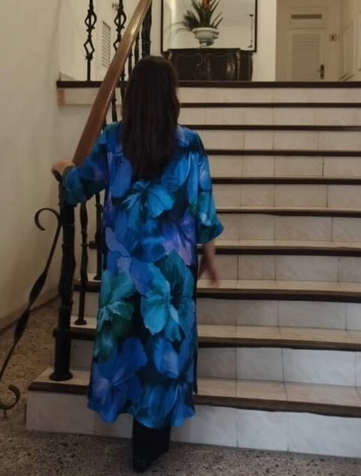 Italian Silk Charmeuse Long Shirt